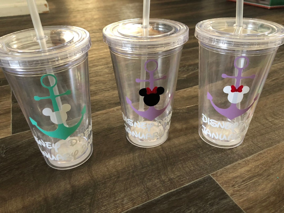 Customized Dcl Disney or Disney Cruise Tumblers BPA FREE Etsy