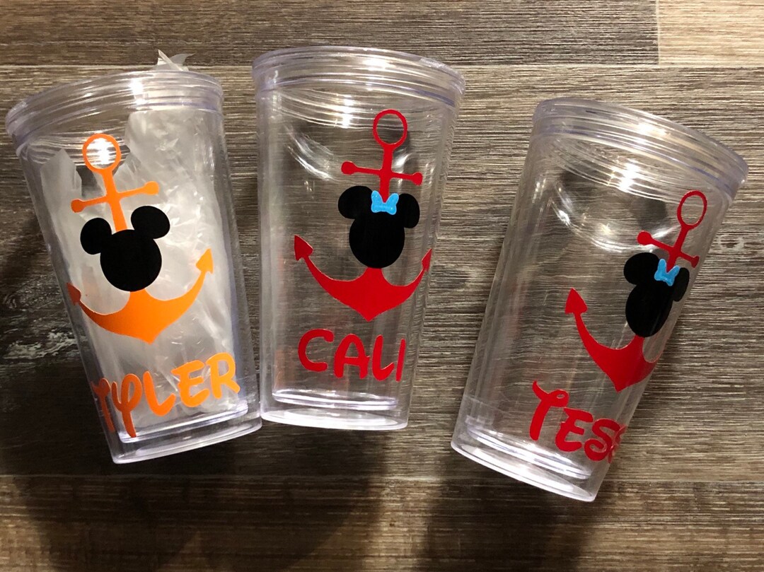 Customized Dcl Disney or Disney Cruise Tumblers BPA FREE Etsy