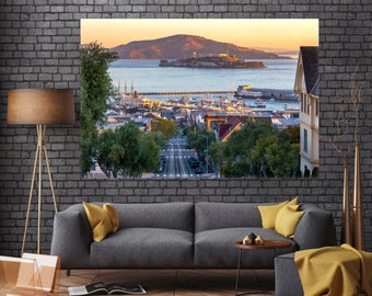 Fotografía de la bahía de San Francisco: Arte paisajístico del amanecer en Fisherman's Wharf