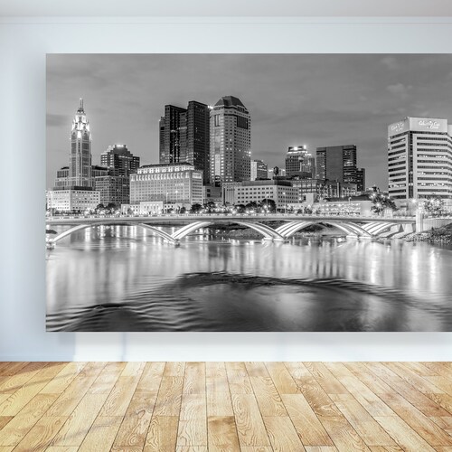 Black and White Buckeyes Photo Art the Ohio State University Etsy