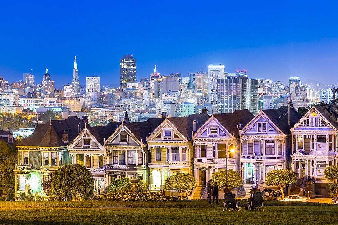 The Painted Ladies at Alamo Square