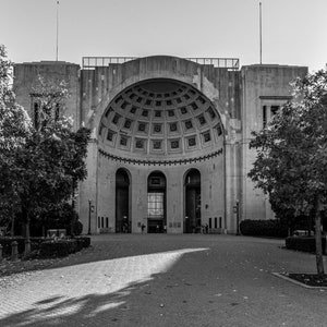 Arte fotográfico de Buckeyes en blanco y negro Impresión del estadio de fútbol de la Universidad Estatal de Ohio Buckeyes del estado de Ohio Lámina artística en blanco y negro imagen 5