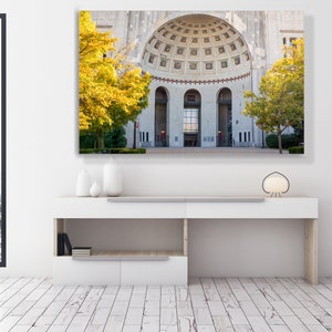 Buckeyes Canvas Art Print Canvas Print Ohio State University Football Stadium Ohio State Print Art on Canvas Ohio State Canvas Gift image 3