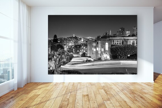 Black And White San Francisco Art Photograph San Fran Etsy