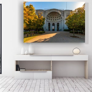 Buckeyes Photo Art The Ohio State University Football Stadium Print Ohio State Buckeyes Art Ohio State Print Art Ohio State Gift image 3