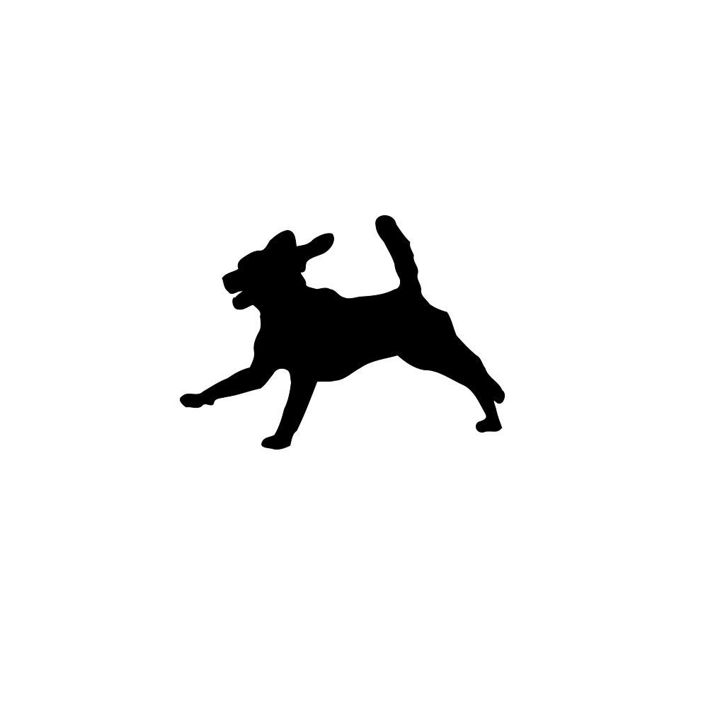 Download Running Dog Silhouette Svg Vector Digital Download Hand Etsy