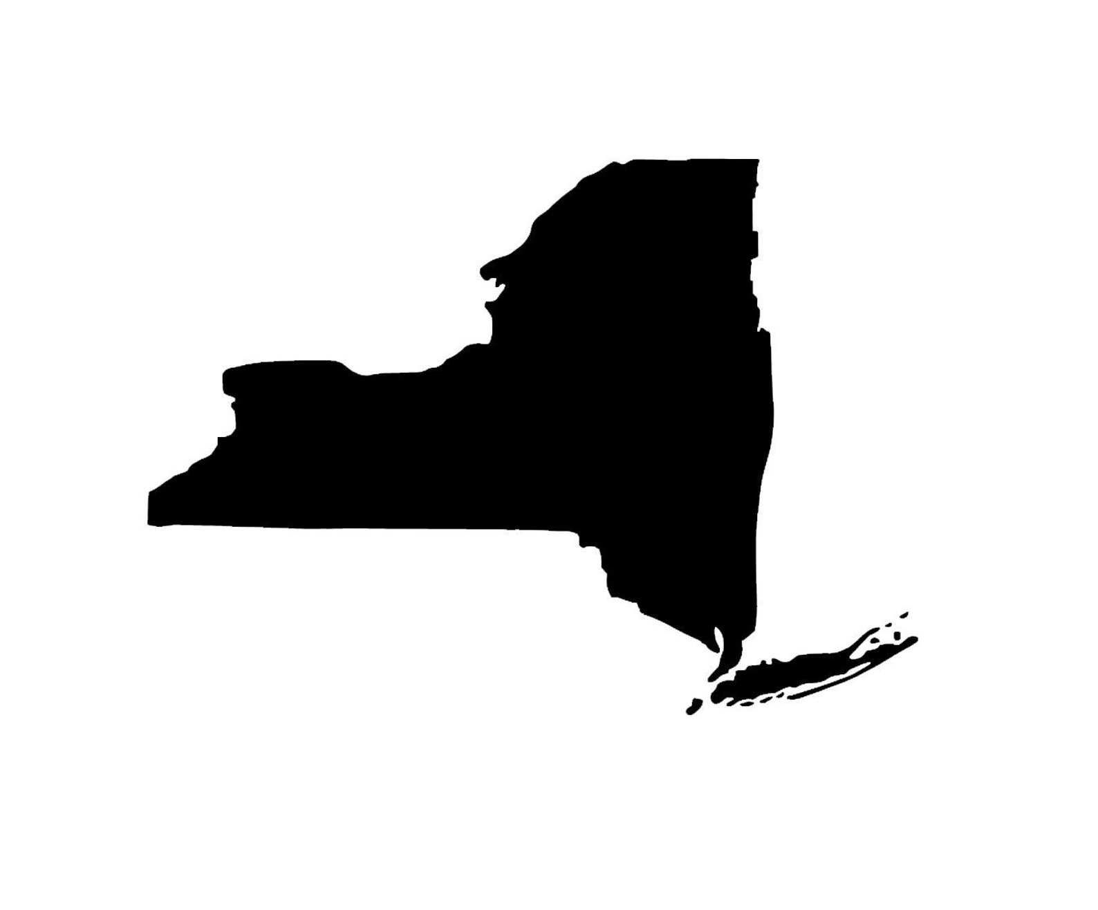 New York State Vector Graphic Instant Digital Download SVG | Etsy