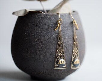 Boucles d'oreilles triangles