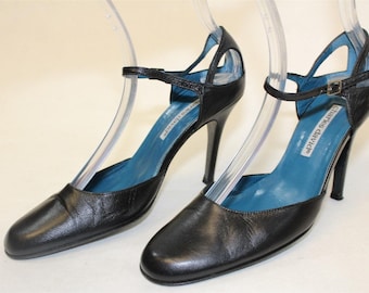 Mary Jane CLEARANCE Shoes, CHARLES DAVID Pumps, Mary Jane High Heel Pumps, Womens Designer Shoes, Shoes 6M,  Made in Spain,