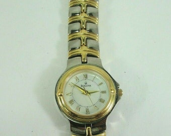RELOJ BULOVA LADIES: Reloj de cuarzo Vintage Estate Bulova, reloj de señora Bulova de nácar, reloj Bulova para mujer, relojes vintage