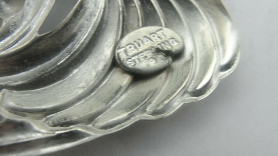 TRUART STERLING BROOCH: Vintage Estate Sterling S… - image 10