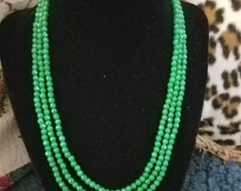 JADE Genuine Beaded Necklace, Earth Mined Natural Gemstone, Handcrafted Genuine Jade Necklace, Genuine Jade, One of a Kind Handcrafted Gems