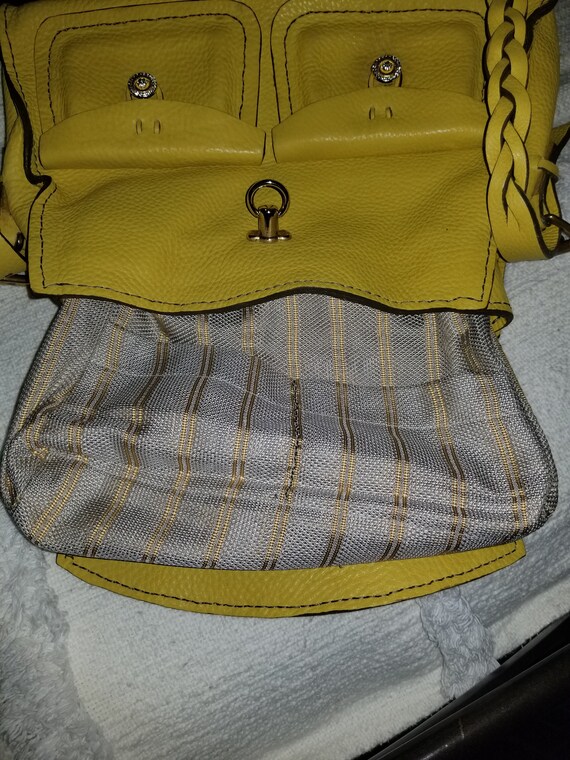 HANDMADE LEATHER HANDBAG: Yellow Leather Bag, Lea… - image 7