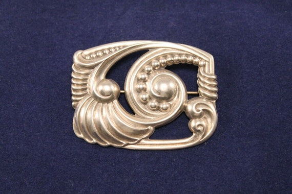 TRUART STERLING BROOCH: Vintage Estate Sterling S… - image 6