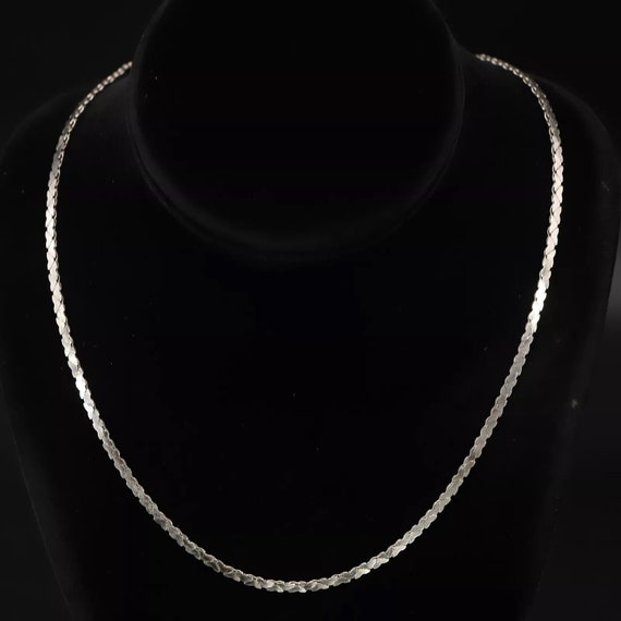 925 Sterling Silver C-Link Chain, 24.50 Inch Chain