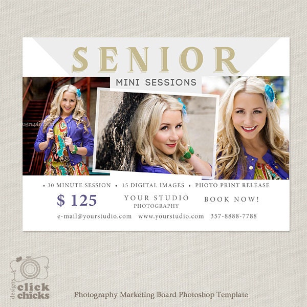Senior Photography Marketing Template Senior Session Etsy