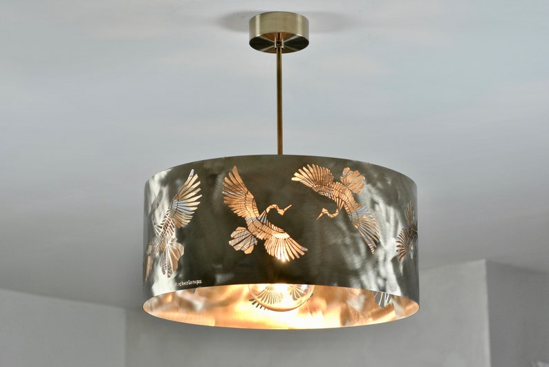 Lampe moderne, plafonnier GOLD CRANE image 8