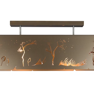 Candeeiro moderno, desenho geométrico, plafon BRONZE WIND
