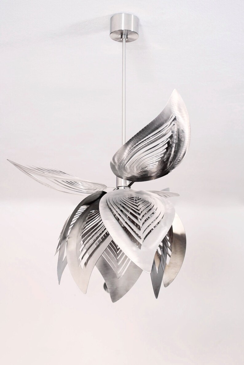 Modern Lamp, unusual design, ceiling light IN THE PARK stainless steel zdjęcie 5