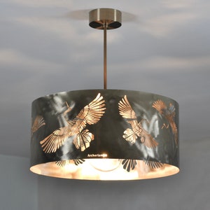 Lampe moderne, plafonnier GOLD CRANE image 2