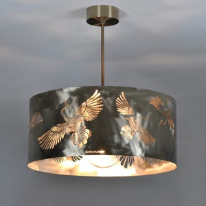 Lampe moderne, plafonnier GOLD CRANE image 1