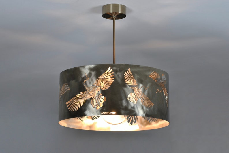 Lampe moderne, plafonnier GOLD CRANE image 1