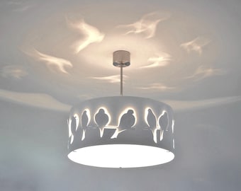 Lampe moderne, plafonnier WHITE BIRDS