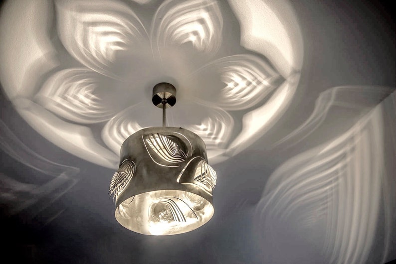 Lamp LEAVES made of stainless steel
