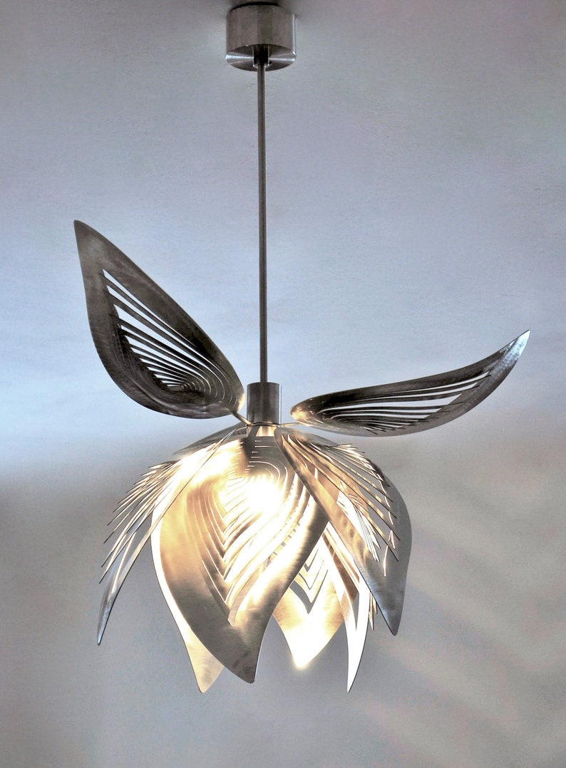 Modern Lamp, unusual design, ceiling light IN THE PARK stainless steel zdjęcie 6