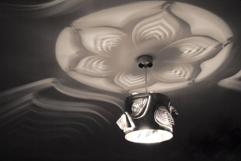 Lamp LEAVES made of stainless steel
