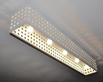 Moderne Lampe, Deckenleuchte POLKADOTS weiß MONDSTRAHLEN