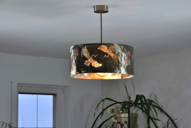 Lampe moderne, plafonnier GOLD CRANE image 9
