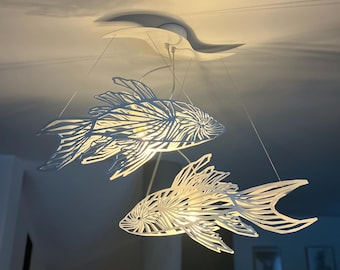 紙製の鯉のランタン：DIY魚ランプキット - Etsy 日本