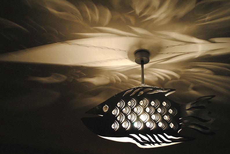 Ceiling Light COD FISH Unique Design Steel Fish Lamp Etsy
