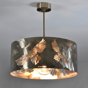 Lampe moderne, plafonnier GOLD CRANE image 7