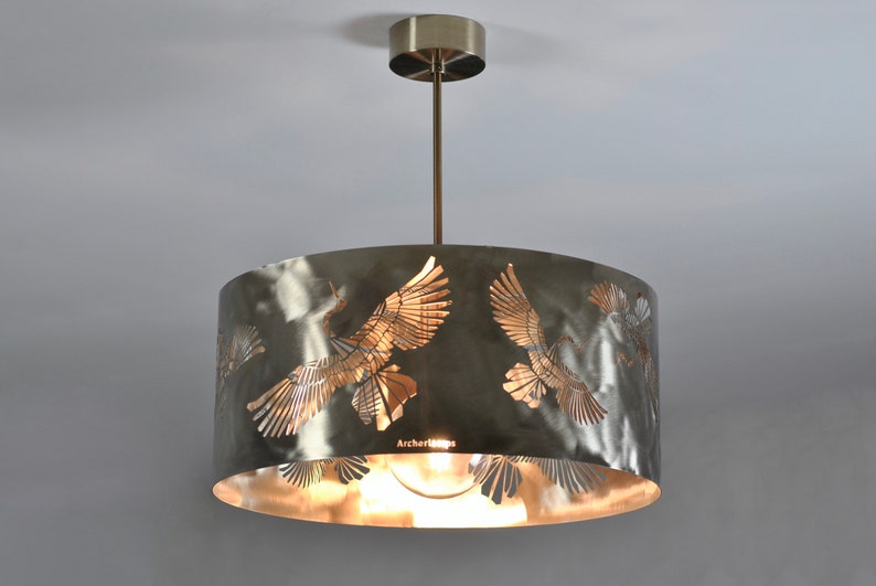 Lampe moderne, plafonnier GOLD CRANE image 7