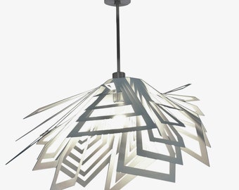 Nowoczesna lampa, nietypowy design, lampa sufitowa FUJI