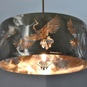 Lampe moderne, plafonnier GOLD CRANE image 4