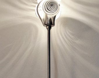 Standing Lamp SPIRALS  made of stainless steel