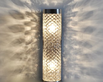 Applique murale CRYSTAL RAIN en acier inoxydable avec des cristaux de qualité