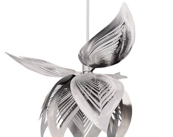 Modern Lamp, unusual design, ceiling light  IN THE PARK - stainless steel