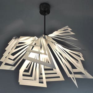 Modern Lamp, unusual design, ceiling light FUJI image 3