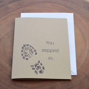 Step Dad Card, Card for Step Dad, Second Dad Card, Father In Law Card, Bonus Dad Card, Mentor Card, Foster Father Card, Like a Dad, Stepdad