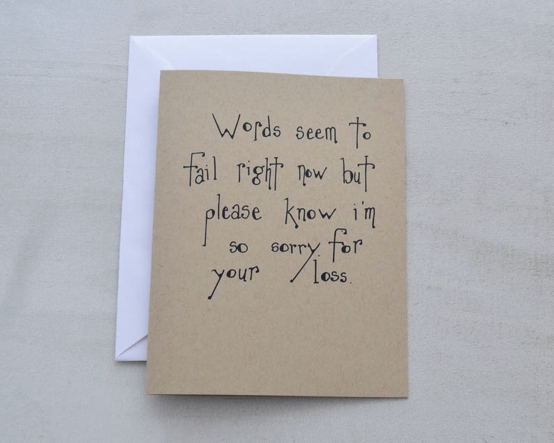 Miscarriage Card Miscarriage Sympathy Card Pregnancy Loss - Etsy
