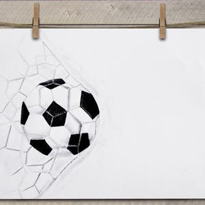 Soccer Art Print, Soccer Decor, Soccer Coach Gift, Soccer Player Gift, Gift Under 20, Soccer Team Gift, Soccer Mom Gift, Sports Gift image 4