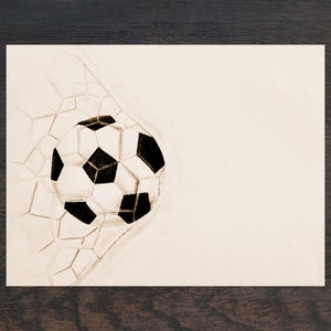 Soccer Art Print, Soccer Decor, Soccer Coach Gift, Soccer Player Gift, Gift Under 20, Soccer Team Gift, Soccer Mom Gift, Sports Gift image 3