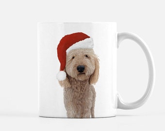 Golden Doodle Christmas Mug, Dog Lover Gift Christmas Mug, Dog Mug, Teacher Gift, Secret Santa, Stocking Stuffer, Friend Gift, Kids Mug