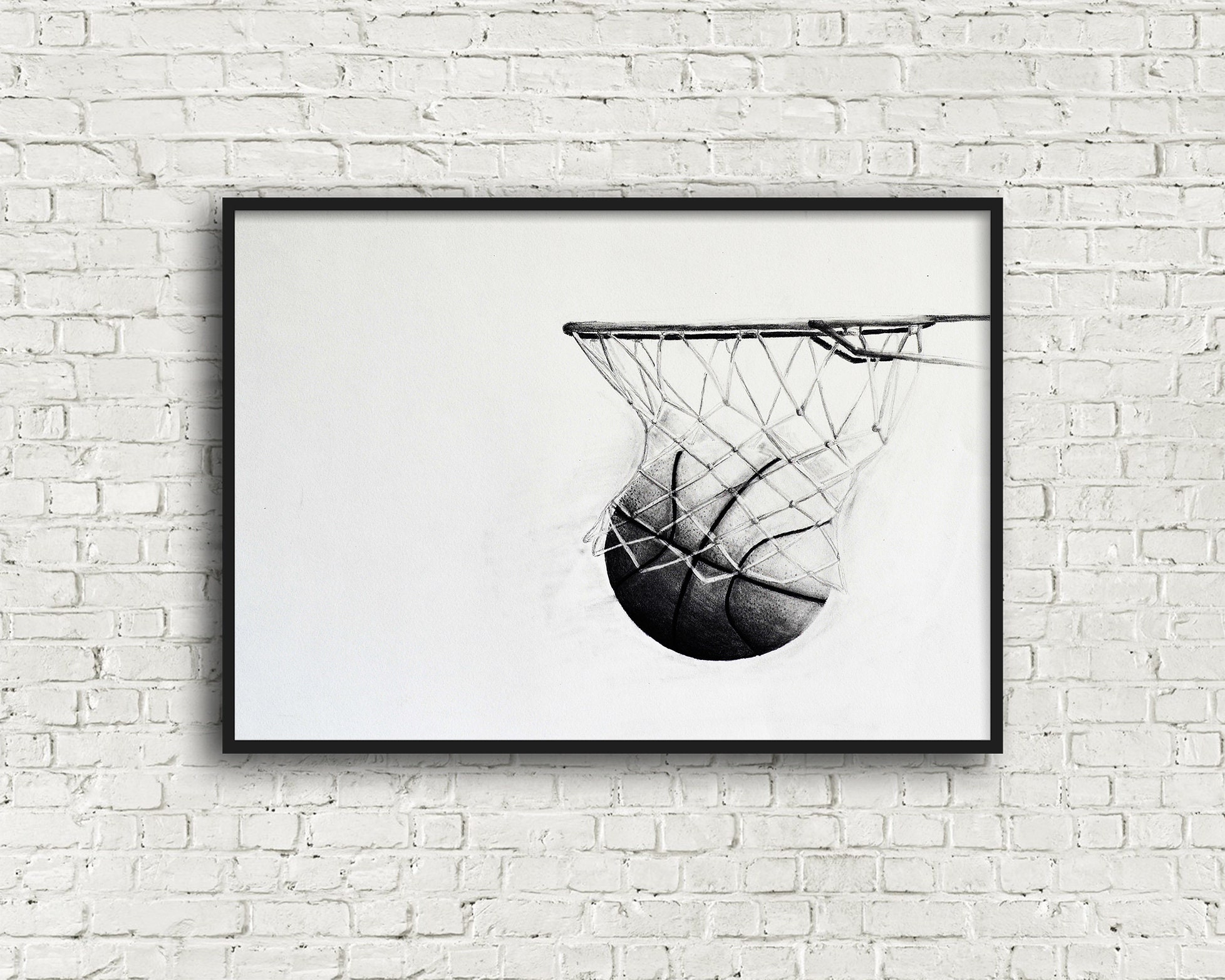 Basketball Poster Personalized Basketball Poster Basketball Etsy UK