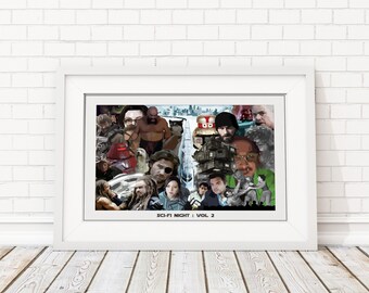 Montage of retro sci-fi movies - Sci-fi night: Vol 2