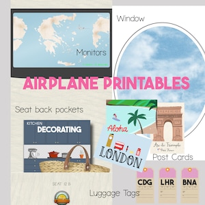 Avion Pretend Play Printables Téléchargement instantané